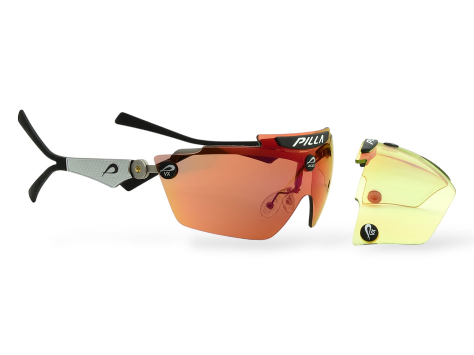 Pilla Azur with post asian fit pickleball sunglasses indoor and outdoor lenses