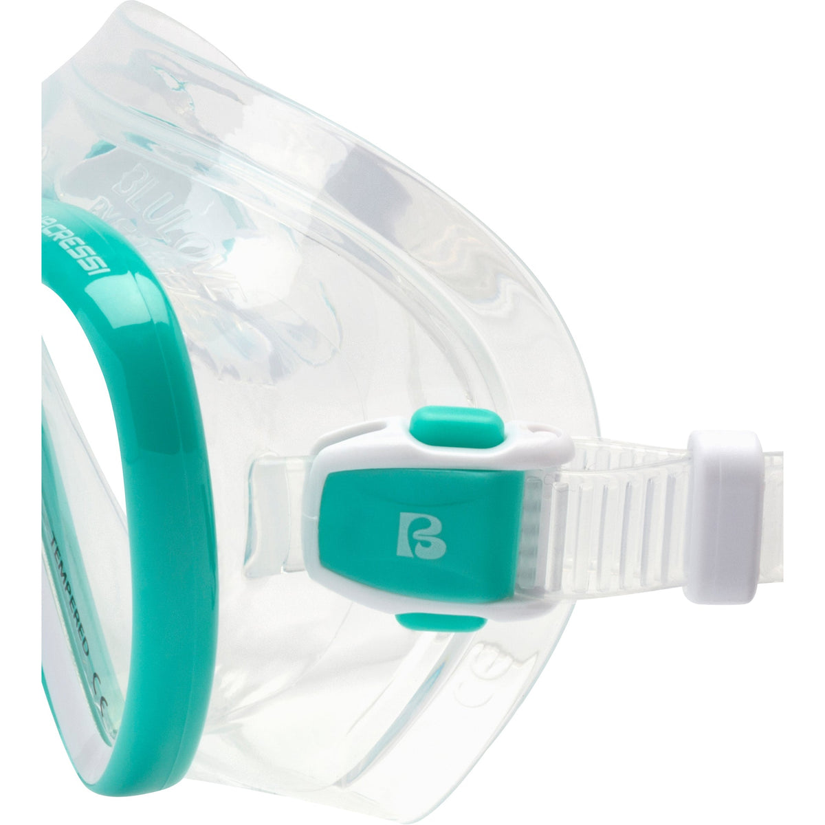 Cressi Pegaso youth snorkel mask side view