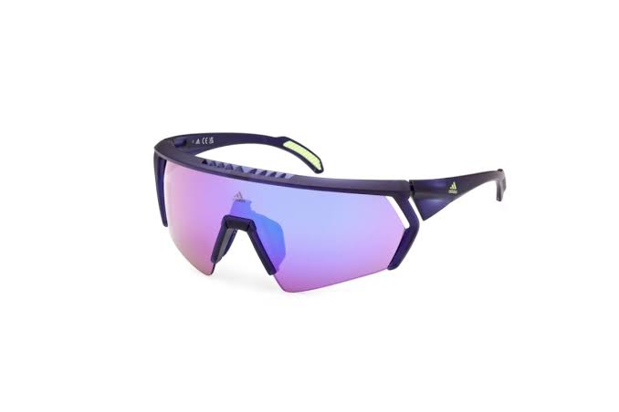 Adidas Sport SP0063 sunglasses in Matte Blue