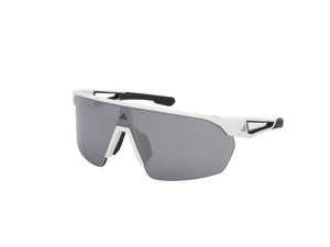 Matte White frame/Smoke Mirror lenses