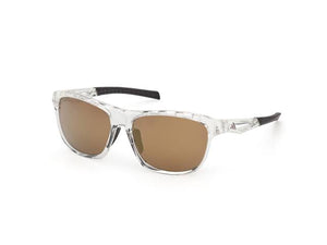 Crystal frame/Brown Mirror lenses