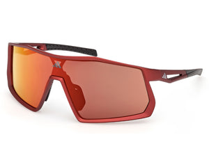Matte Dark Red frame/Roviex Mirror lenses