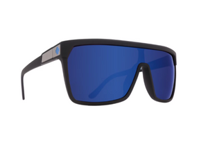 Soft Matte Black / Happy Bronze with Dark Blue Mirror