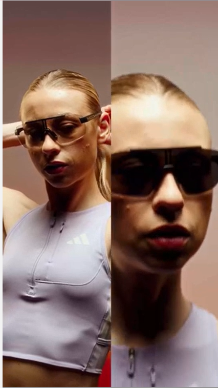 Woman wearing Vuarnet Racing 07 VU40115U Sunglasses