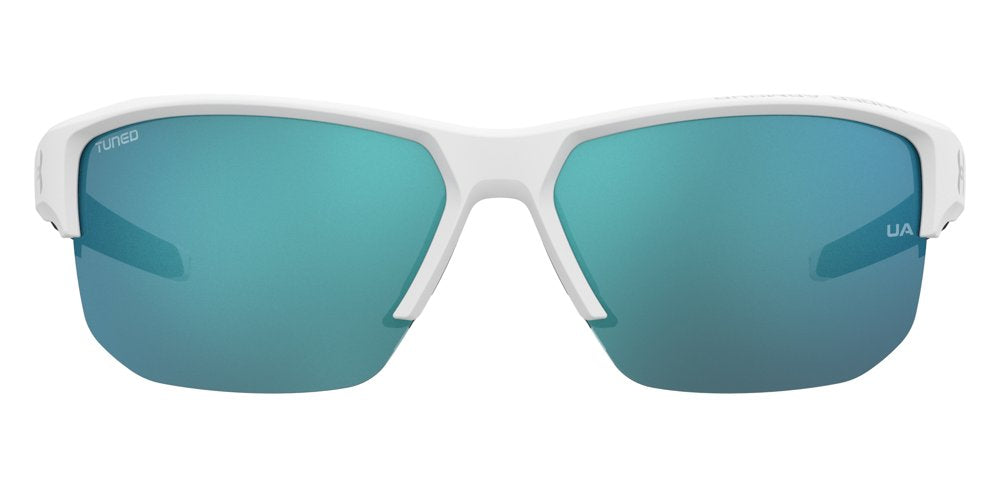 Under Armour Fanaticaltl/G sunglasses in White Black front view