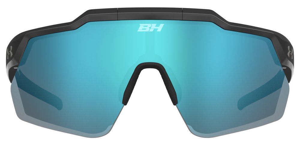 Under Armour Flipped Pro sunglasses in Black Blue front view