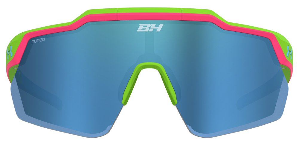 Under Armour Flipped Pro sunglasses in Green Pink front view