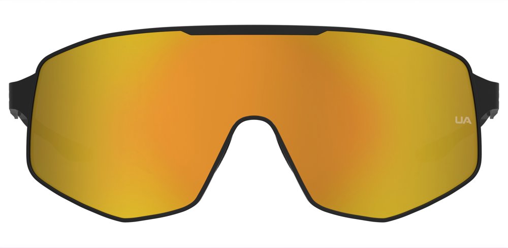 Under Armour GamedayMTL/G sunglasses in Black Gold front view