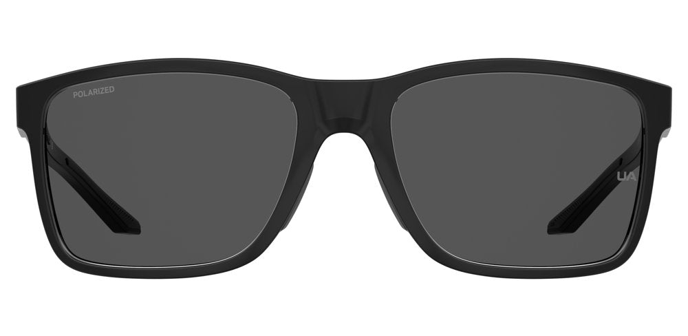 Under Armour Hustle XL sunglasses in black front view