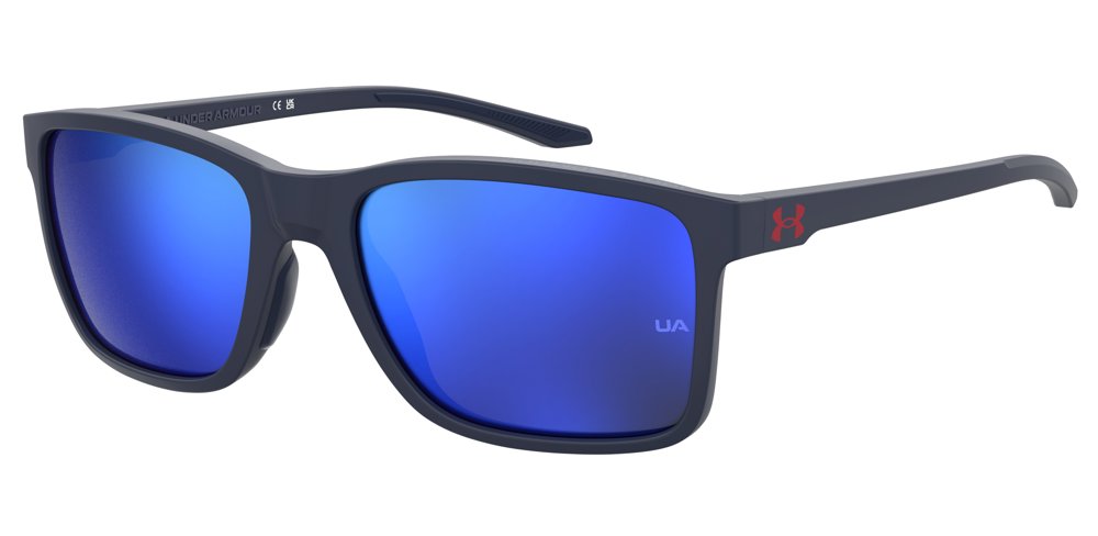Under Armour Hustle XL sunglasses in blue side view