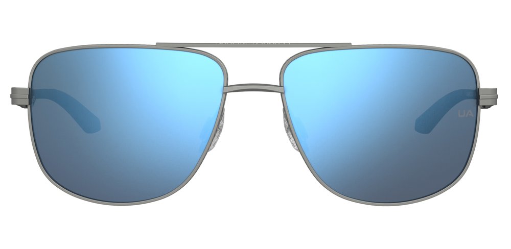 Under Armour Impluse 2/ sunglasses in Matte Ruthenium Blue front view