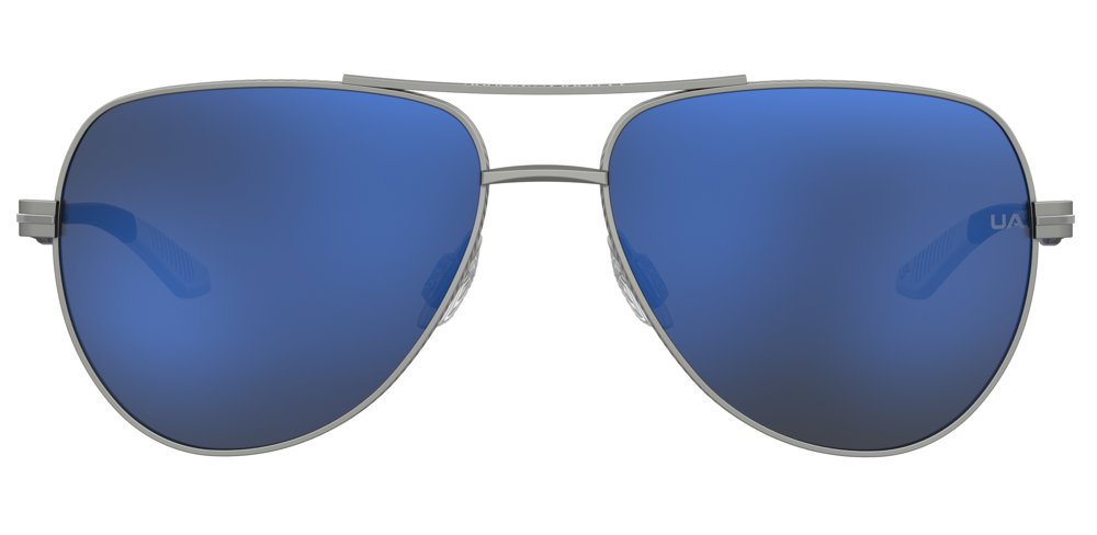 Under Armour Instinct 2/G sunglasses in Matte Ruthenium Black front view