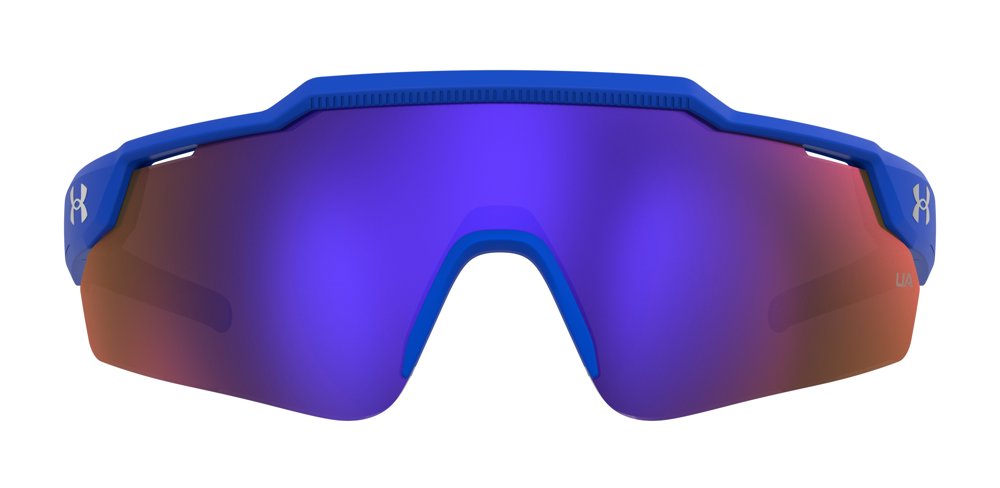 Under Armour Levelup Jr sunglasses in Matte Blue Grey front view