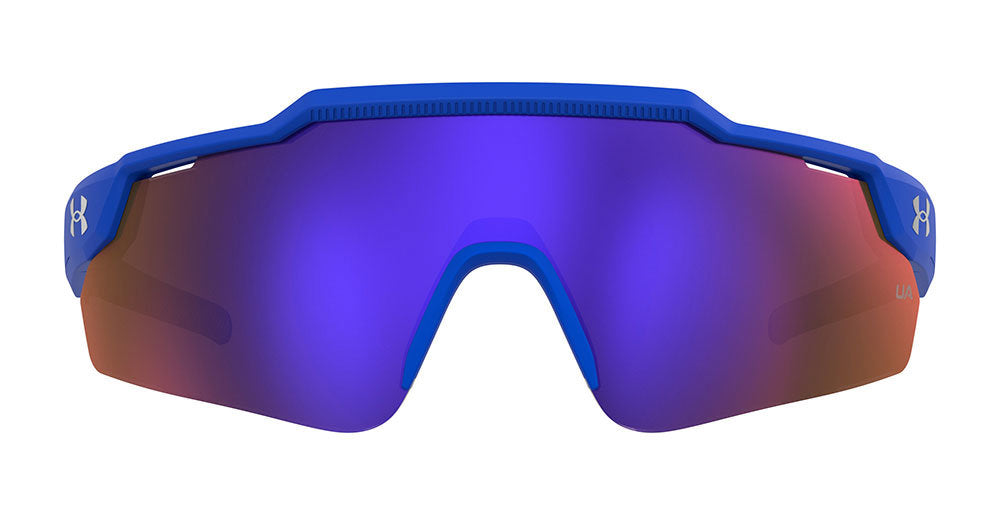 Under Armour Levelup Jr sunglasses in Matte Blue Grey front view