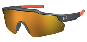 Metal Grey frame/Brown Gold Mirror lenses