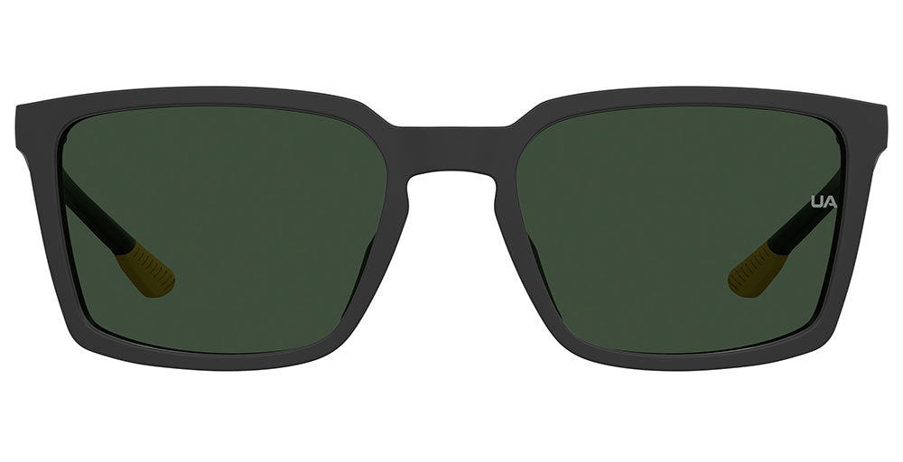 Under Armour Sportate/F sunglasses in Black Yellow front view