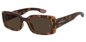 Havana frame/Rose Gold Mirror lenses