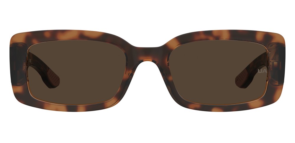 Under Armour Crossover Sunglasses in Havana front view