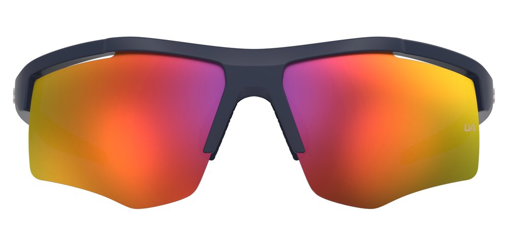 Under Armour Flextile Jr sunglasses in Matte Blue Red front view