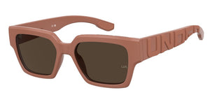 Pink-Beige frame/Brown lenses