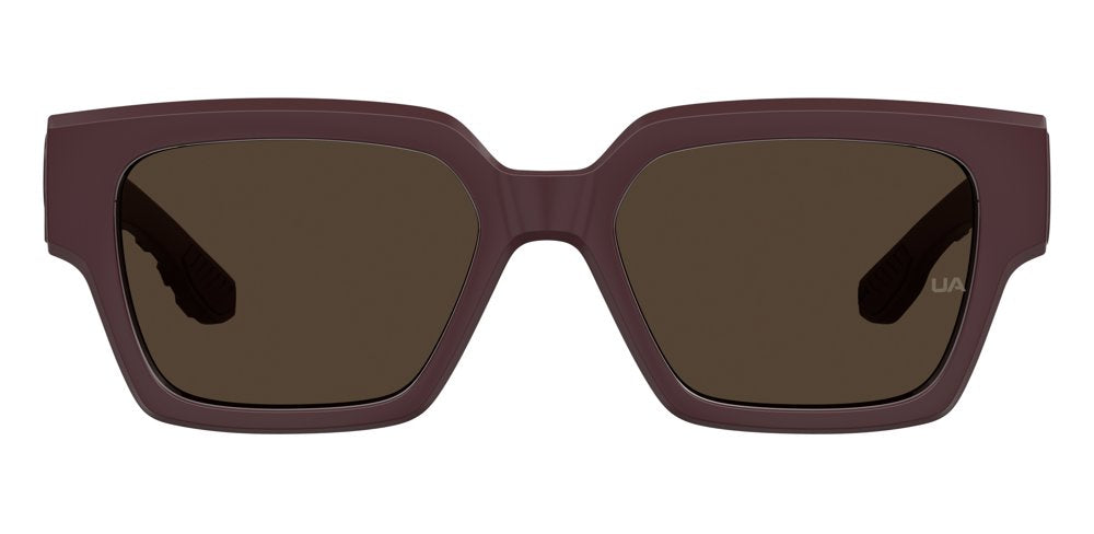 Under Armour Gravutate/US sunglasses Burgundy Red front view