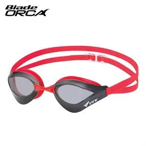 view V-230 swipe swim goggles in Smoke/Red