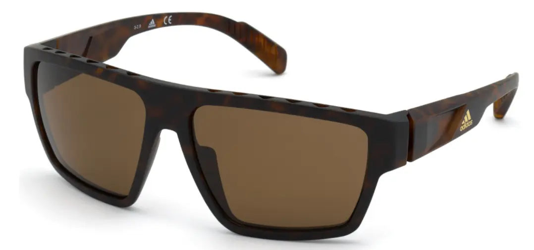 Adidas Sport Sunglasses SP0008 Dark Havana/Brown Polarized