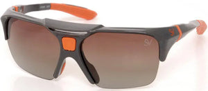 Gray-Orange frame Polarized lenses with Adapter