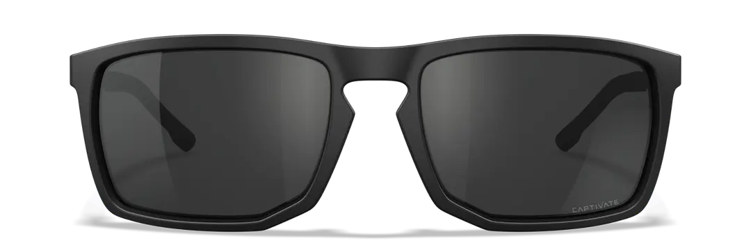 Wiley-X Axe sunglasses in black with polarized gray lenses