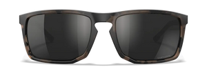 Matte Tortoise frame/Captivate Polarized Black Mirror lenses (grey base)