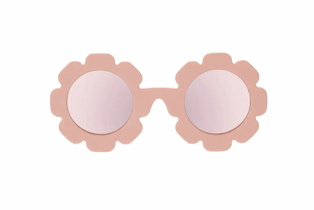 Babiators Flower kids sunglasses in peach polarized