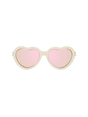 Sweet Cream frame/Rose Gold Polarized Mirror lenses