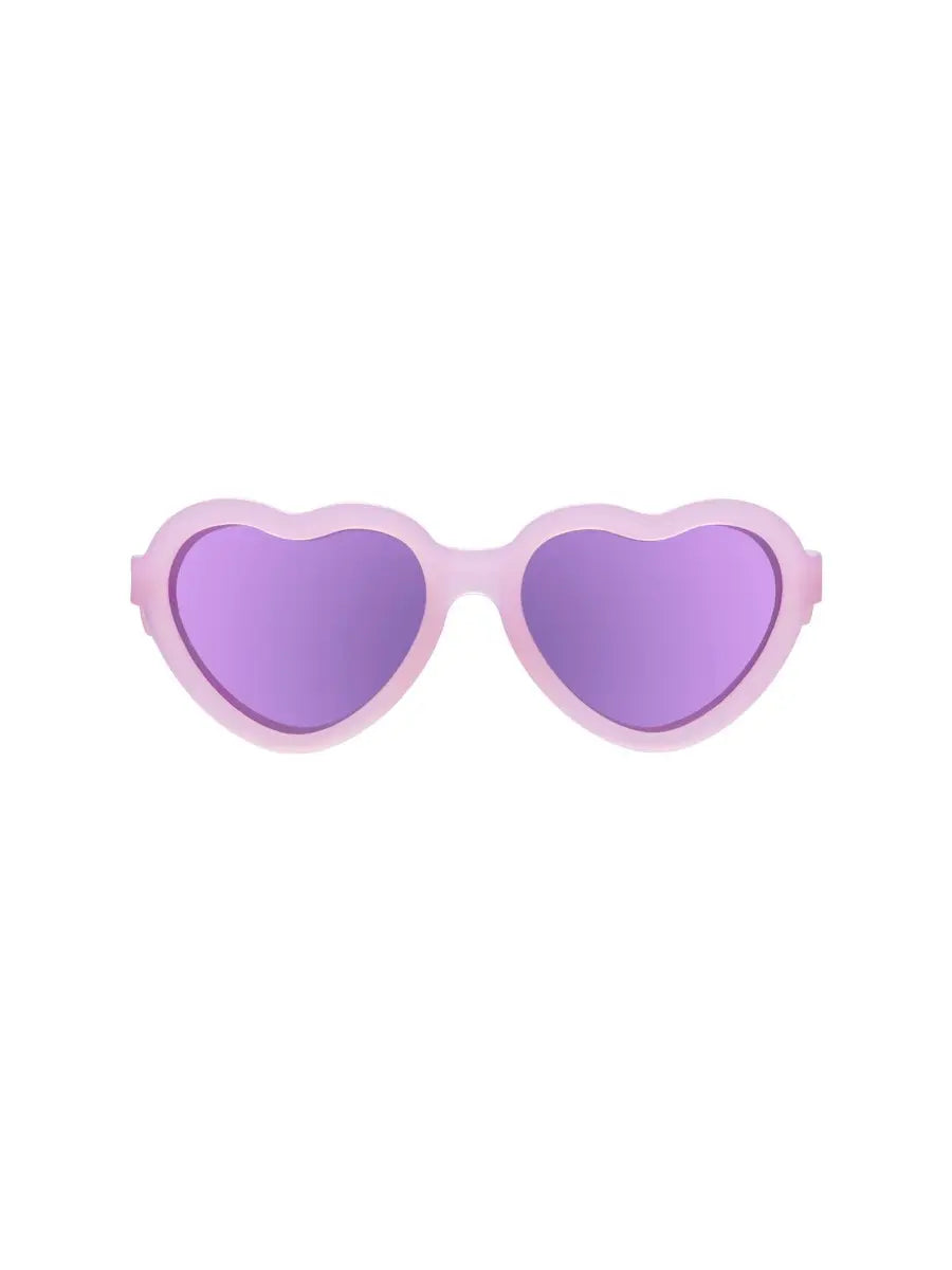 Babiators Hearts Pink Heart/Purple Polarized Mirror