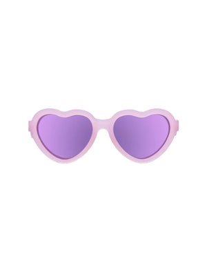Frosted Pink frame/Purple Polarized Mirror