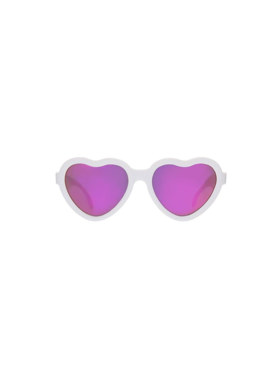 Babiators Hearts White Heart/Magenta Polarized Mirror