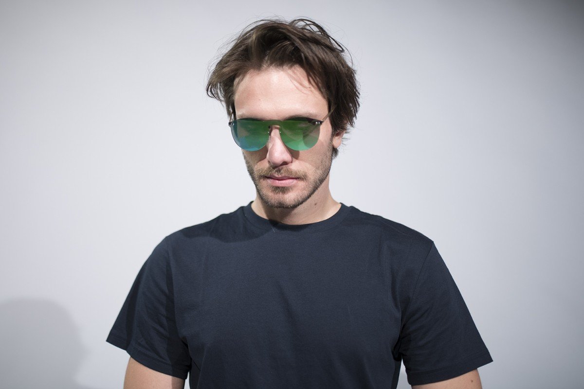 Guy wearing Ocean Berlin sunglasses