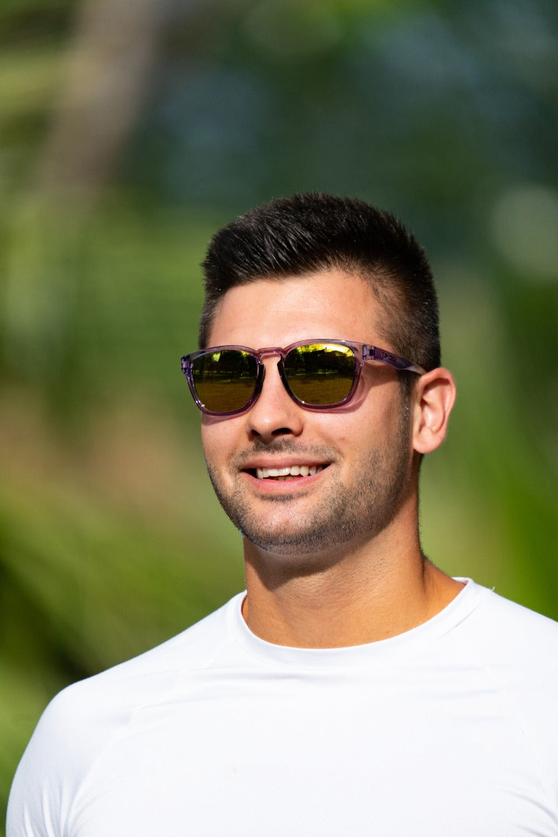 person wearing Tifosi Smirk sunglasses