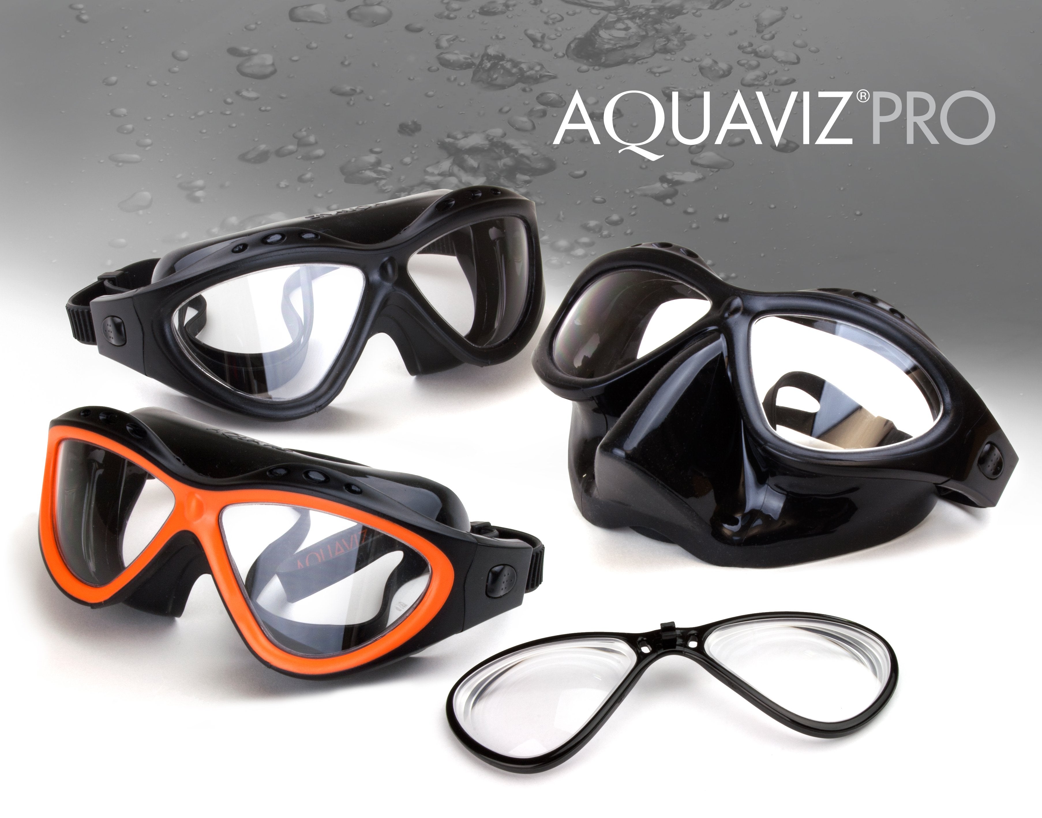 Aquaviz Insert fits into Dive mask as well