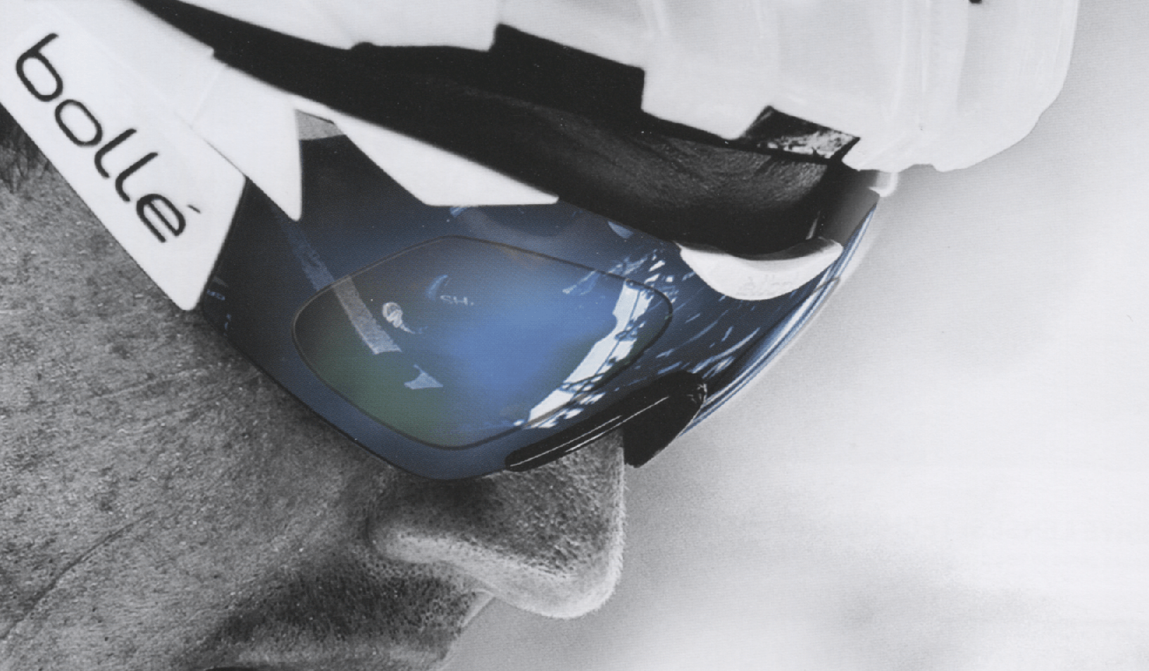 Person wearing Bolle 6th Sense with RX lenses