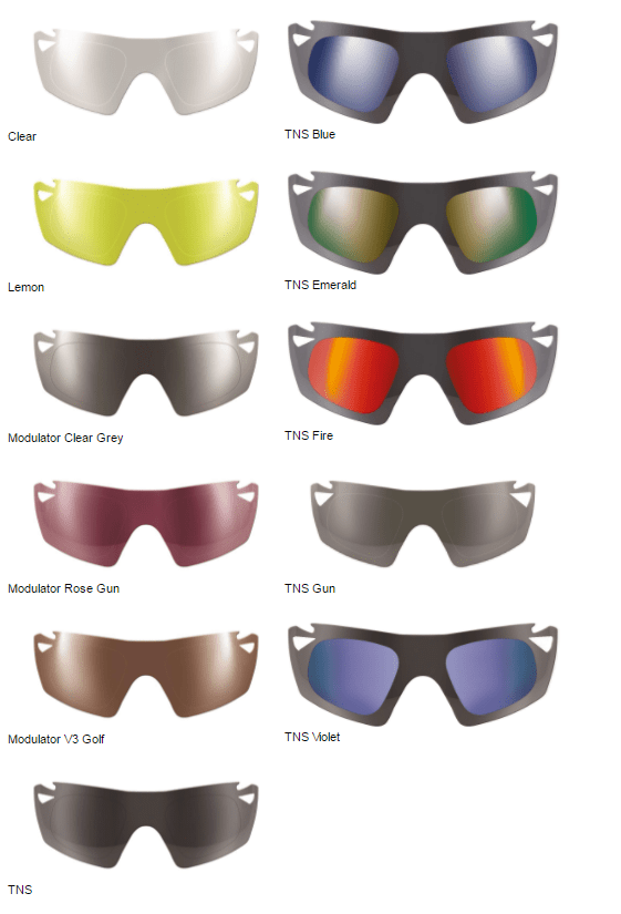 Bolle 6th Sense S Rx prescription lens color options