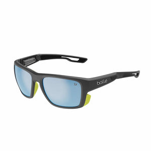 Black Matte Acid frame/Sky Blue Polarized lenses