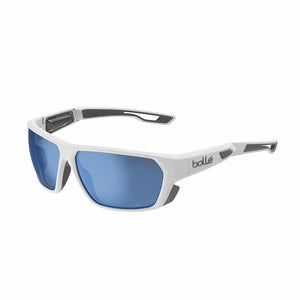 White Matte Gray frame/Volt+ Offshore Blue Polarized lenses