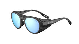 Bolle Ascender sunglasses in black with blue polarized lenses