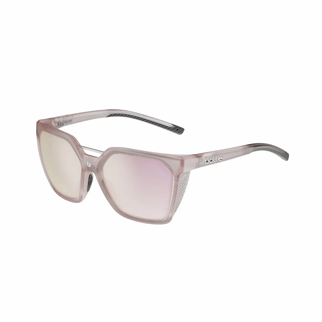 Bolle Asteria sunglasses in nude with pink polarized lenses