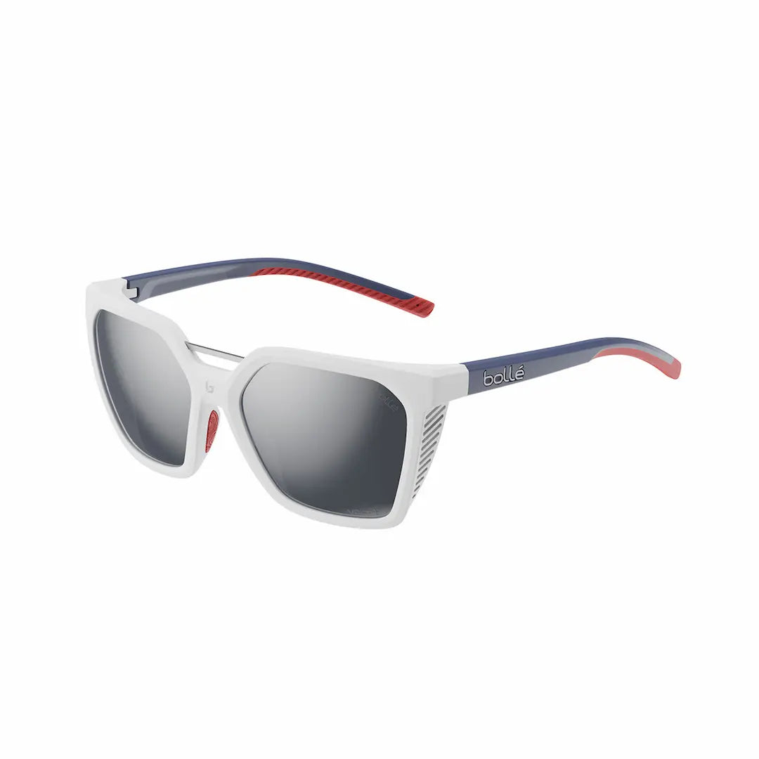 Bolle Asteria sunglasses in white with polarized lenses