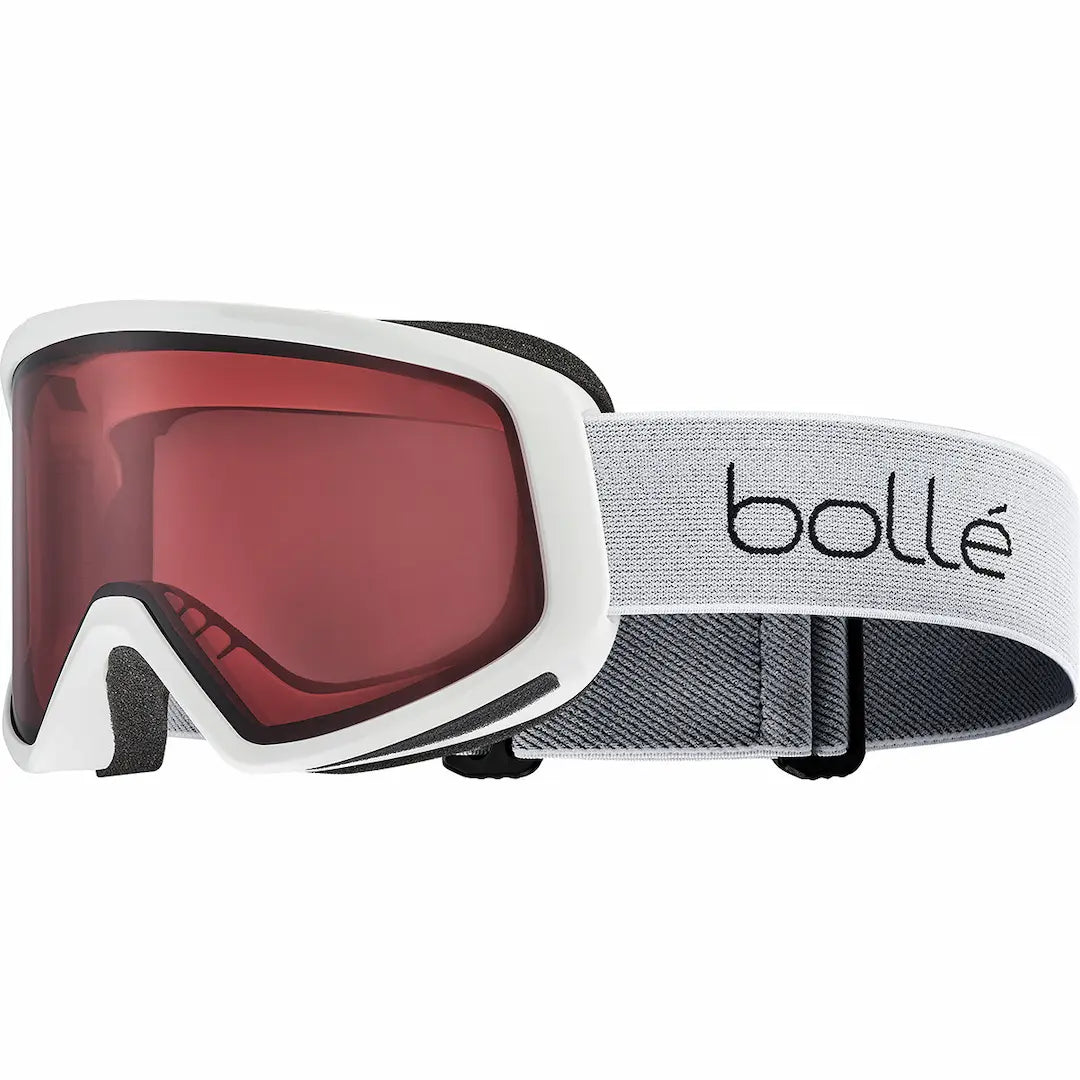 Bolle Bedrock ski goggles in White/Vermilion