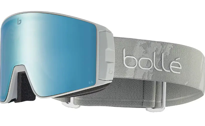 Bolle Blackridge snow goggles in camo with azure lenses