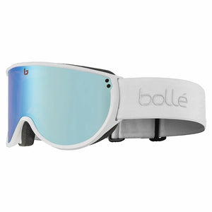 White Matte goggle/Azure lenses