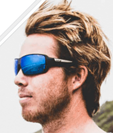 Man wearing Bolle Cary sunglasses