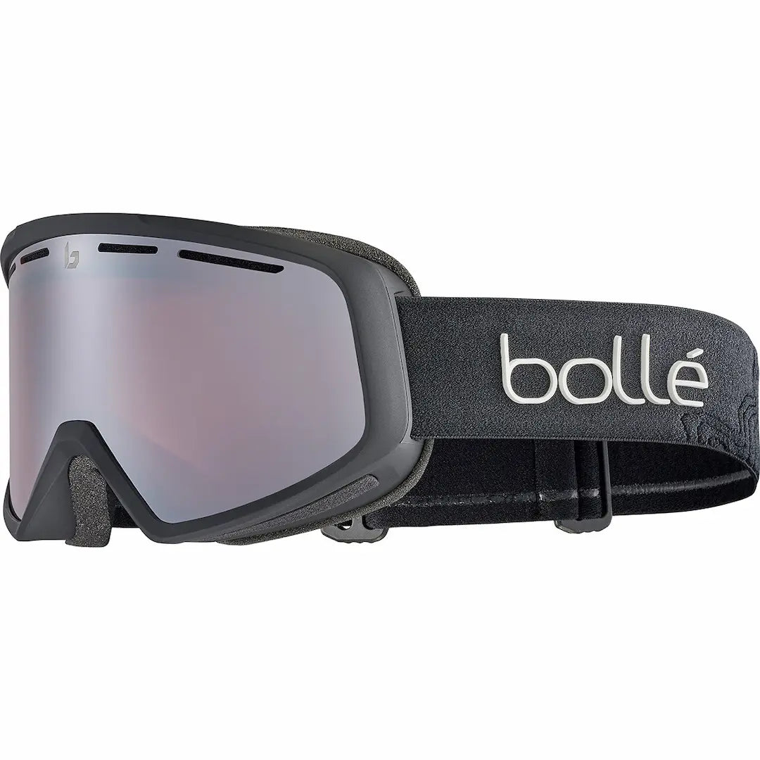 Bolle Cascade ski goggles in Black with Vermilion Gun lenses